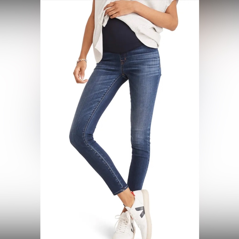 Madewell Maternity Skinny Jeans Blue Womens Size 28